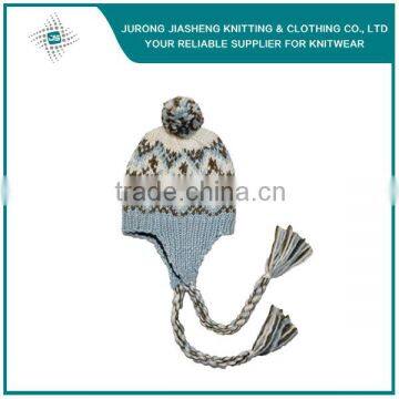 100% Acrylic Jacquard Canada Custom Earflap Cap photo-6