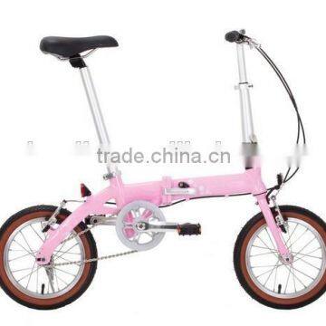 hi-ten steel 12 inch folding bike for girl