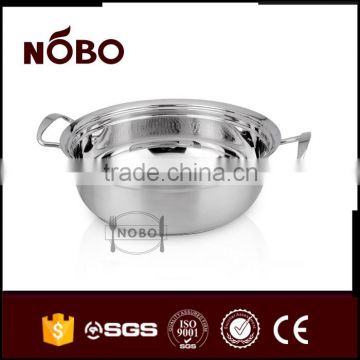 stainless hot pot equipment with double bottom