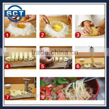 5 Mould Heads Stainless Steel Pasta Making Machine photo-6