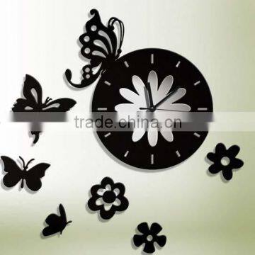 whole sale wall decorative acrylic clock parts