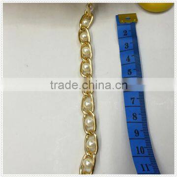 chain with pearl.2016 most popular chain decoration