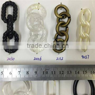 Plastic chain,clothes accessories,bag accessories,free split chain
