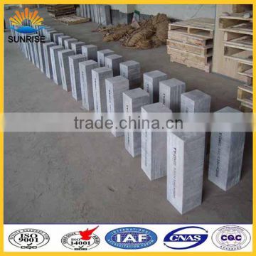 skid rails refractory block used for gliding rail bricks