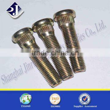 yellow zinc grade10.9 for auto wheel Hub bolt