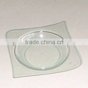 transparent plastic plates