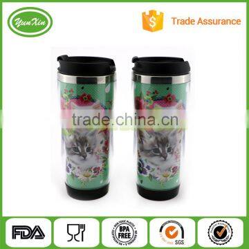 Wholesale Custom Double Wall Stainless Steel Tumbler With DIY Design Paper Insert