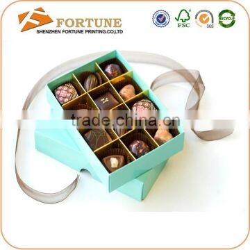 Fancy Decorative Handmade Empty Paper Chocolate Box Luxury