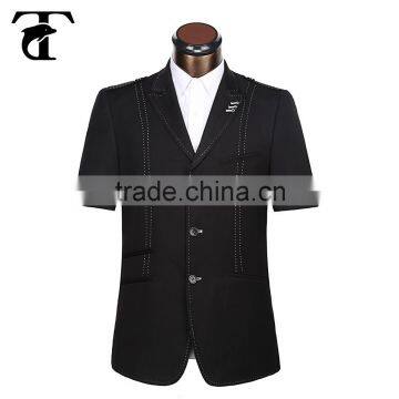 Autumn New Style Black men linen pants suit