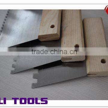 Teeth Blade Tools / Carbon Steel Blade Scraper With Wooden Handle