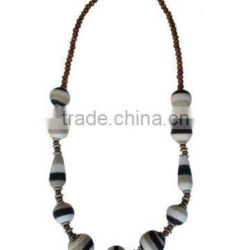 Wooden Beaded Necklace