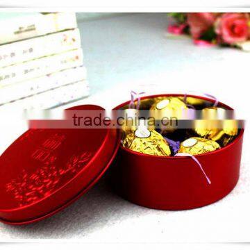 alibaba supplier embossing tin box/empty boxes for chocolates/decorative tin boxes