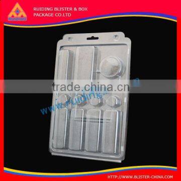 Plastic box packaging for computer mouse