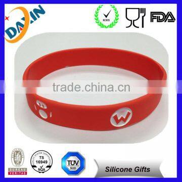 Good Father Christmas embossed silicone bracelet