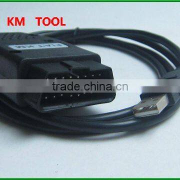 OBD2 Mileage Adjust Tool Diagnostic cable adapter Tool Fiat km can prog fiat km tool