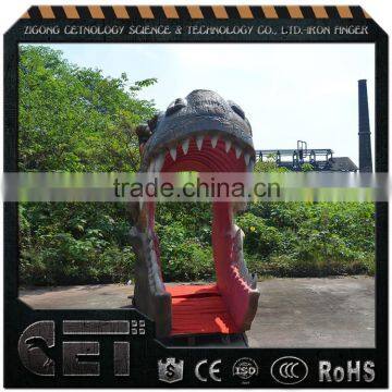 Cetnology new products dinosaur head door dinosaur head entrance