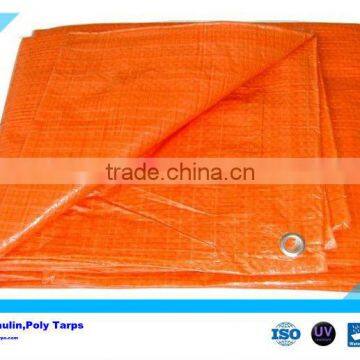 6'X8' STANDARD DUTY TARP ORANGE Poly Tarps,Orange Poly Tarpaulin,PE Orange Tarpaulin