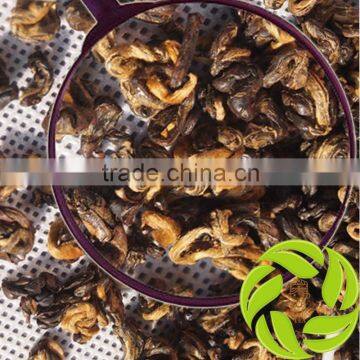 Top quality hot selling Chinese tea Yunnan black tea dragon pearl tea