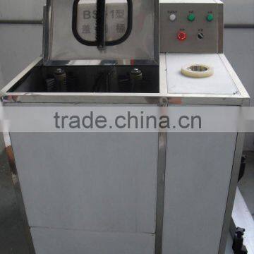 decapper brush machine, barrel brushing machine, semiautomatic decaper