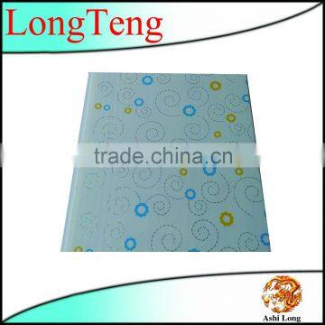 New designed hot sale pvc panels with hot stamping for wall and ceiling