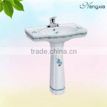 B060-3 60cm ceramic wash sink by China manufacturer