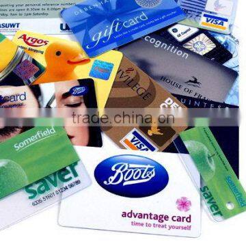 Super quality newest plastic card cr80 30mil pvc