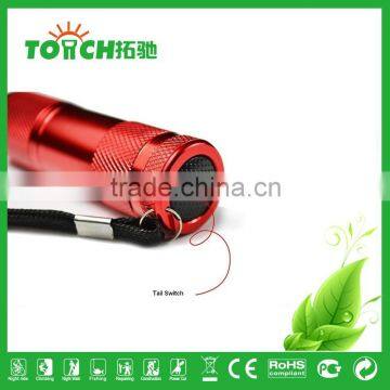 Surefire Mini LED Flashlight 9 LED Flashlight Promotion Gift AAA Battery photo-4