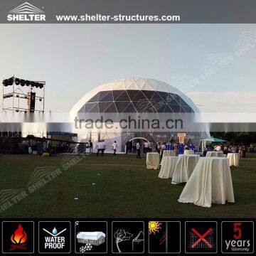 15m Diameter Durable Water Resistant Half Sphere Tents for Event photo-2