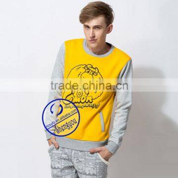 Wholesale Custom 100 Polyester Mens Pullover Sweatshirt With Pocket photo-5