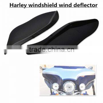 New Style ABS High Quality Air Deflectors Harley Side Windshield For Harley Touring Street Glide Motorcycle Accessories photo-3