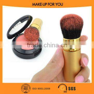 Oral Golden Beauty Blender Loose Powder Makeup Brush/ Make Up Brushes Retractable