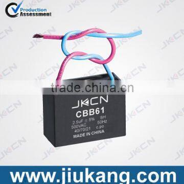 Factory Direct Sale wiring fan capacitor cbb61 good quality