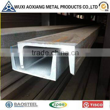 Factory Outlets BA 2B No.1 8K Surface Stainless U Channel Steel In Large Stock