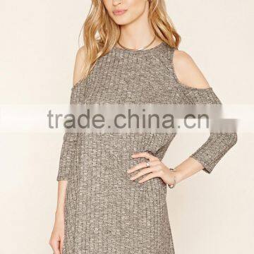High Quality Knit Type Casual Dress With Fashion Design photo-2
