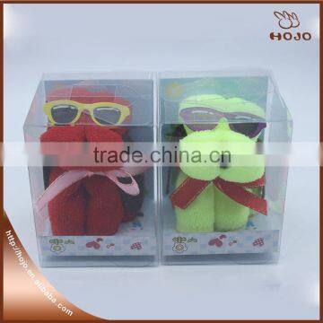 Hot sell party promotion gift dog towels box packing