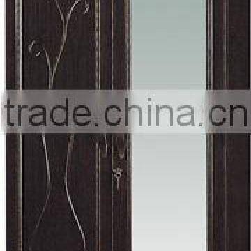 W972-48 black color wooden wardrobe designs