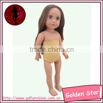 custom made 18 inch naked doll