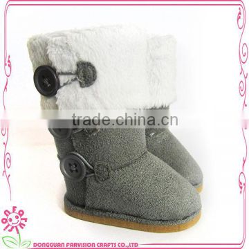 Warmly Doll Boot with button decorations