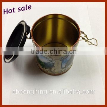 Factory direct tin box with plastic lid