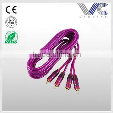 twisted pair A/V RCA cable