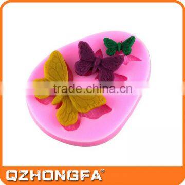 wholesale new design 3d butterfly silicone soap molds