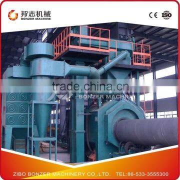 QG Series Steel Pipe Outer/Iner Wall Special Shot Blasting Cleaning Machine Used For Duct Blaster photo-3