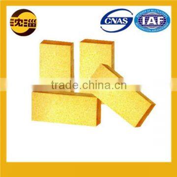 low porosity yellow golden brick fire brick prices cheap brick