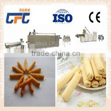 Small scale Stainless steel puffed corn extruder production line