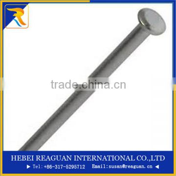 Best selling bright ring shank with square metal cap 1-3/4" metal cap nail