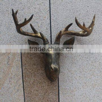 Resin craft good quality home decoration deer head