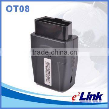 One way communication tracker device with OBD 2 connector, OBDII port