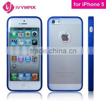 For apple iphone 5 tpu+pc case