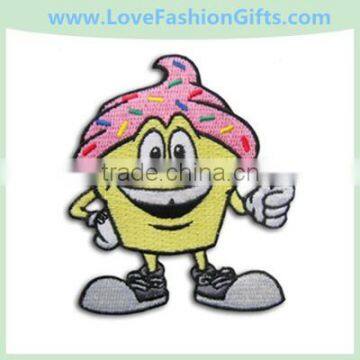 Embroidered Ice Cream Applique Patch