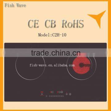 wok burn Vietnam style 2 burner food warmer cover cooking zone Electric infrared and induction home appliances